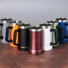 Caneca térmica com Alça  personalizado com nome ou logo 709mL