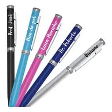 Canetas Fofa Metal Personalizada Logo Empresa Marca
