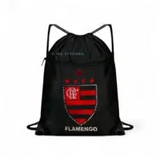 Mochila de Saco Nylon 70 Esporte Academia Chuteira Roupas Raquete Bola de futebol