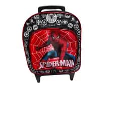 Mochila Infantil Menino Creche Com Rodinhas Varios Presonagens Leve