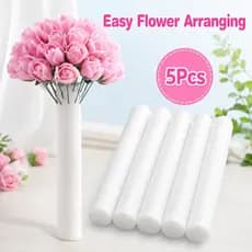 5 Peças Projetos De Artesanato Fáceis Pérola floral Haste Decoração Ramo Festa Acento Para Suprimentos De