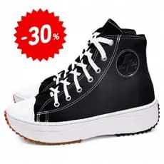 Tênis Feminino Casual Bota Coturno sola plataforma tratorada