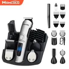 12 Em 1 Barbeador Eletrico Masculino Sem Fio Máquina De Barbear E Aparador Pelos Para Nariz Corpo Rosto E Bigode Bivolt