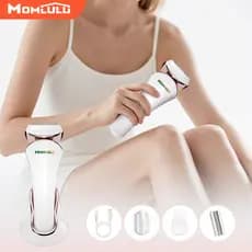 MOMLULU Aparador Íntimo mulheres Depiladora Barbeador Elétrico Com Luz Perna Corpo Depilação Depilador A Prova d'Água