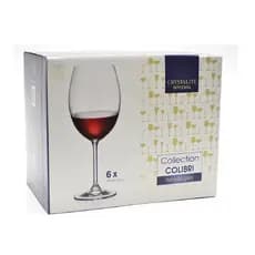 6 TAÇAS BOHEMIA CRISTAL VINHO GASTRO VINO 580 ML