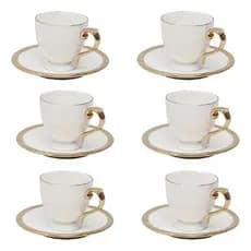 Jogo 6 Xícaras 90ml Para Café De Porcelana Paddy Wolff