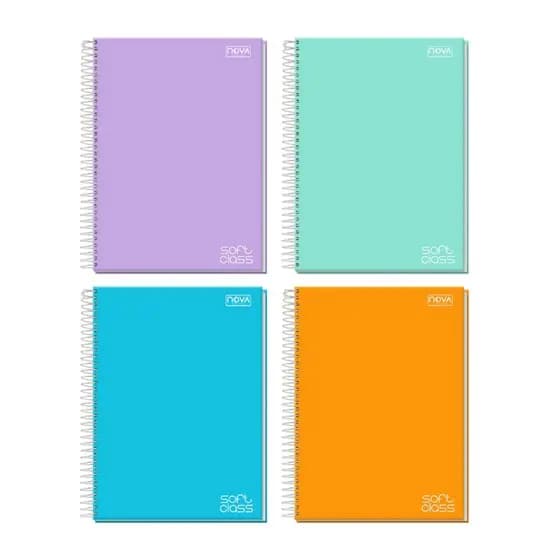 Caderno Universitário 1 Matéria 80F Soft Class - Nova Cadernos