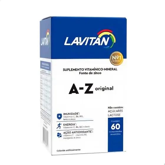 Lavitan Multivitamínico A-Z Original - 60 Comprimidos
