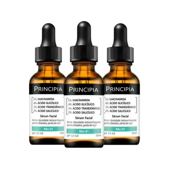 Trio Principia Sérum Mix-01 Controle Oleosidade - E.vida
