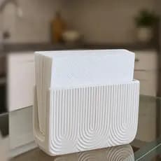 Suporte De Cerâmica Texturizada Para Guardanapos e Papel Coleção Oásis - Hauskraft