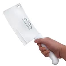 Cutelo Profissional Corneta 7'' em Aço Inox Ideal para Açougue, Carnes e Cozinha