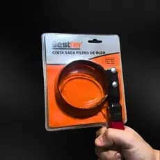 Extrator de Filtro de Óleo Tipo Cinta 70mm a 80mm Ajustável Caminhão Carros - Bestfer