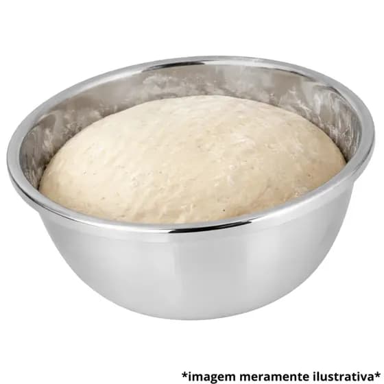 Bacia Bowl Inox Resistente 30cm Ke Home - Ideal para Preparo de Grandes Receitas na Cozinha