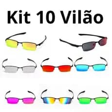 kit 10 Óculos Estiloso Espalhado Vilão para Casal