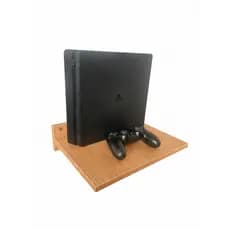 Suporte Parede Roteador Wifi GAME e DVD Resistente Amadeirado Compatível Modem e Conversor Prateleira Fixa, com Parafuso