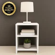 Kit 2 Mesas de Cabeceira 100% MDF Nicho Quarto MDF – Organize e Decore Seu Quarto com Estilo