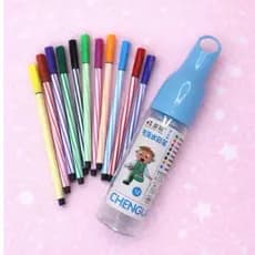 Kit Canetinhas Coloridas Escolar | Caneta Hidrográfica para Desenho e Estudo