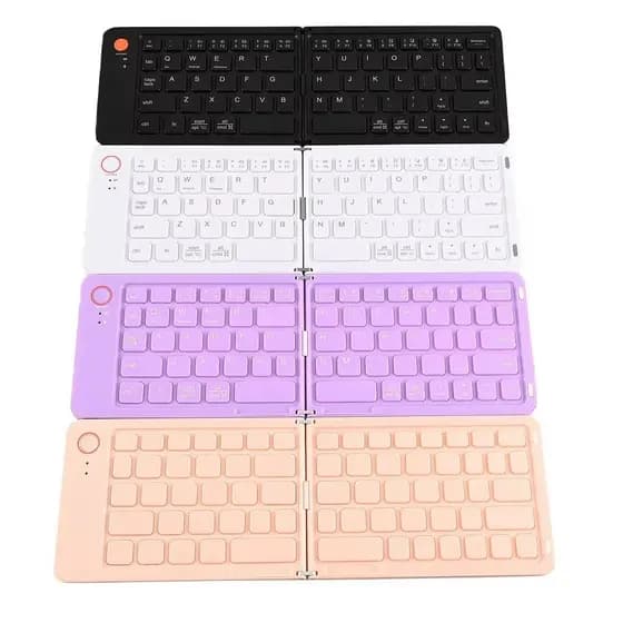 Teclado B023 Dobrável Bluetooth Portátil, Ultraleve e Ergonômico