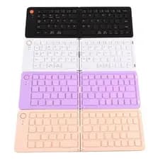 Teclado B023 Dobrável Bluetooth Portátil, Ultraleve e Ergonômico