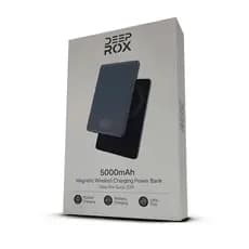 Powerbank Magnético 5000mAh Deep Rox: Carregador Portátil, Rápido, Sem Fios e Durável