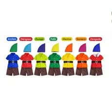 Kit c/10 Fantasias de anôes Infantil