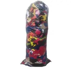 5kg Retalhos de Tecidos Coloridos | Ideal para Enchimento, Artesanato e Costura Criativa
