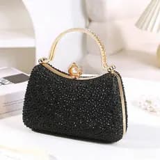 Clutch Feminina Luxo Glitter Brilho Bolsa Festa Elegante Casamento Carteira 889-31