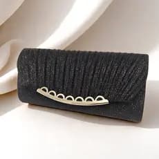 Clutch Feminina Luxo Glitter Brilho Festa Elegante Bolsa Ombro 688-24
