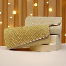 Clutch Feminina Festa Luxo Glitter Brilho Bolsa Pequena Elegante Ombro 688-25
