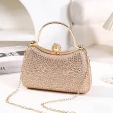 Bolsa Clutch Feminina Glitter Luxo Festa Elegante Brilho Casamento 889-31