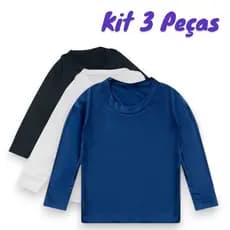 Blusa Térmica Infantil Inverno Segunda Pele Peluciada