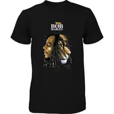 Camisa Camiseta Masculina Feminina Bob Marley Leão Reggae 100% Algodão