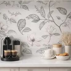Papel de Parede Floral Adesivo Premium Lavável Autocolante Para Quarto Sala Decoração Elegante