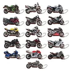 1 Und Chaveiro Sortidos Modelos De Motos Diversas Em Mdf 3d