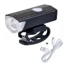 Farol e Lanterna de Bike Super LED Recarregável à Prova d’Água