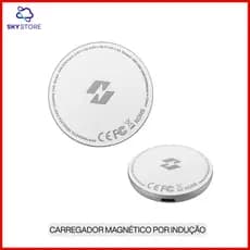 Carregador Magnético Indução para Infinix, 20W, Carregador Infinix Mag Pad