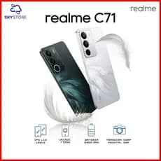 Realme C71 NFC 4G, Tela 6,67" 120Hz, Câmera 50MP, Bateria 6300mAh com Carga Rápida, Versão Global