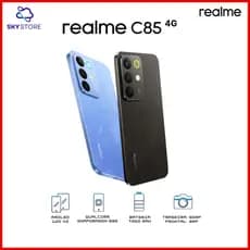 Realme C85 4G, 128-256GB e 6-8GB RAM, Processador Snapdragon 685, Câmera 50MP, Bateria 7000mAh, Versão Global