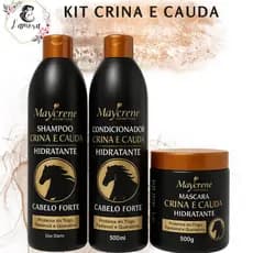 Kit Crina E Cauda  (shampoo, Condicionador E Máscara) maycrene