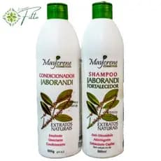 Kit de Tratamento Capilar Jaborandi (Shampoo e Condicionador 500ml) Maycrene
