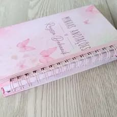 Caderninho de anotações com planner diário, bloquinho, calendário e post it tudo em um só lugar