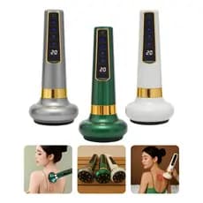 Instrumento de Massagem Viccoli com Ventosa Elétrico Massageador Luz infravermelha Portátil