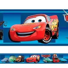 Kit 4 Faixas Decorativas Faixinhas Carros Relâmpago McQueen Decoração Quarto Infantil Menino