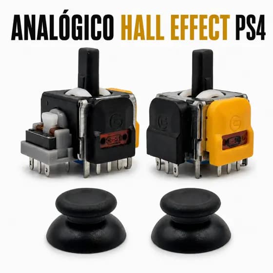 Analógicos Hall Effect Magnético Compatível Controle Ps4