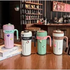 🌟 XÍCARA/GARRAFA COM ALÇA TÉRMICA MODERNA INTELIGENTE PARA CAFÉ & CHÁ –  ELEGÂNCIA & TECNOLOGIA 🌟