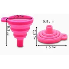Funil colorido dobrável de silicone para distribuição líquida, Funis longos e telescópicos, Gadgets de cozinha, Dispensador de líquidos domésticos, 70%