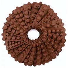 Molde de Silicone 3D Alimentar Antiaderente | Confeitaria, Bolo, Doces, DIY