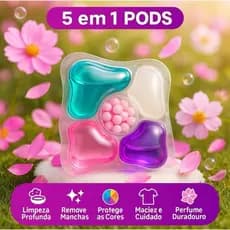 Kit com 30 Cápsulas para Máquina de Lavar 5 em 1 – Dose Perfeita, Roupas Perfeitas