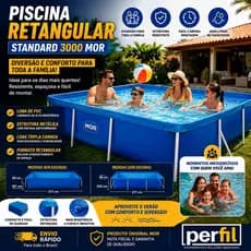 Piscina 3000 litros Piscina Grande Piscina Estrutural Piscina Mor Área da Piscina Retangular 3000 l