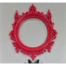 Moldura Gótica/Quadro Decorativo/Quadro Gótico/Quadro Vermelho
